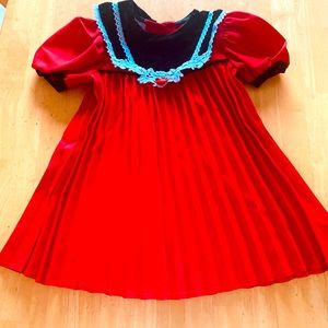 Lil Girls Holiday Party dress sx4t excellent condition
